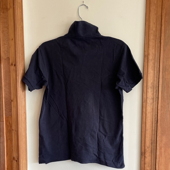 LACOSTE Navy Polo Button Down Short Sleeve Shirt Small - Picture 8 of 16